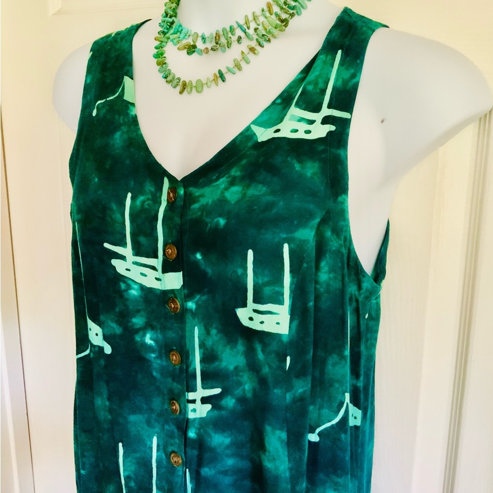 NWOT..CLUB MYSTIQUE..maxi batik  Dress